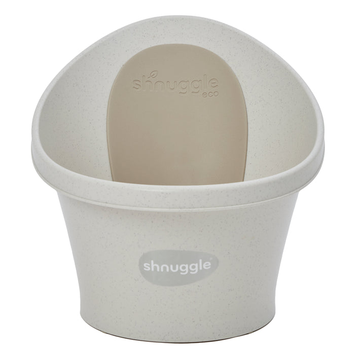 Shnuggle Baby Bath | Newborn baby bath Support with Bum Bump | Compact Bathtub for babies | Bath Seat Suitable from Birth Cookies & Cream Bath M4A