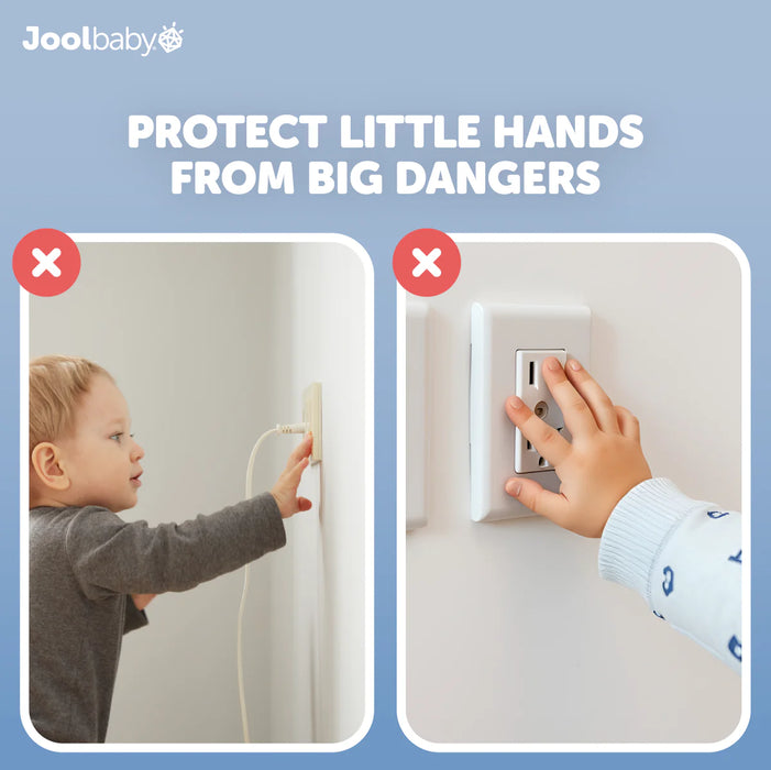 JOOL BABY ELECTRICAL OUTLET COVER BOX (2 PACK) SAFETY JOOL BABY