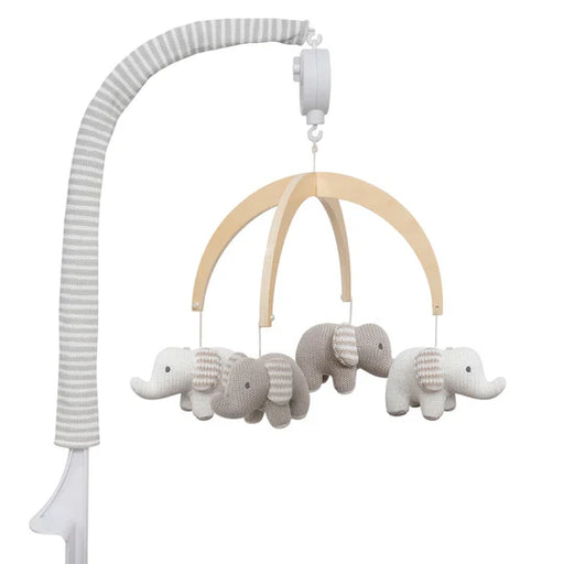 LIVING TEXTILES CO. BABY MUSICAL MOBILE . ELEPHANT HERITAGE MOBILE LIVING TEXTILES CO.