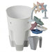 Shnuggle Bath Accessories Bundle - Ellie Scoop, Washy Jug, Boats & Wishy Toy - 4-Piece Set Grey Bath M4A