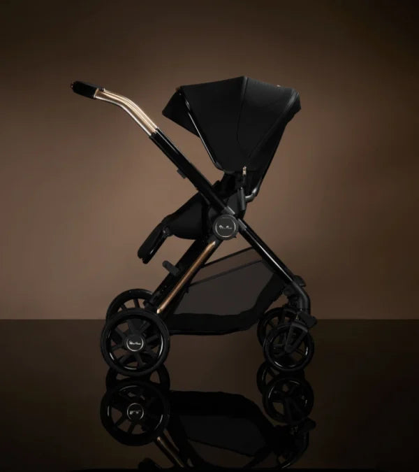 SILVER CROSS REEF 2 FULL SIZE STROLLER + FOLDING BASSINET - NEW STROLLER SILVER CROSS