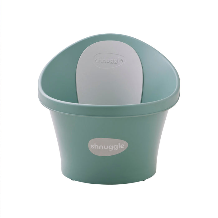 Shnuggle Baby Bath | Newborn baby bath Support with Bum Bump | Compact Bathtub for babies | Bath Seat Suitable from Birth Eucalyptus Bath M4A