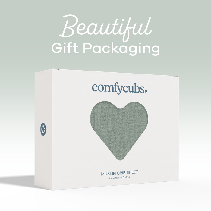 Muslin Fitted Crib Sheet by Comfy Cubs Crib Sheet Comfy Cubs