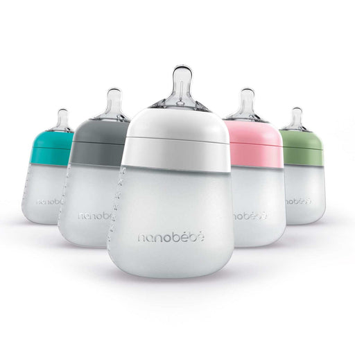 9oz Flexy Silicone Baby Bottle Baby Bottles Nanobébé