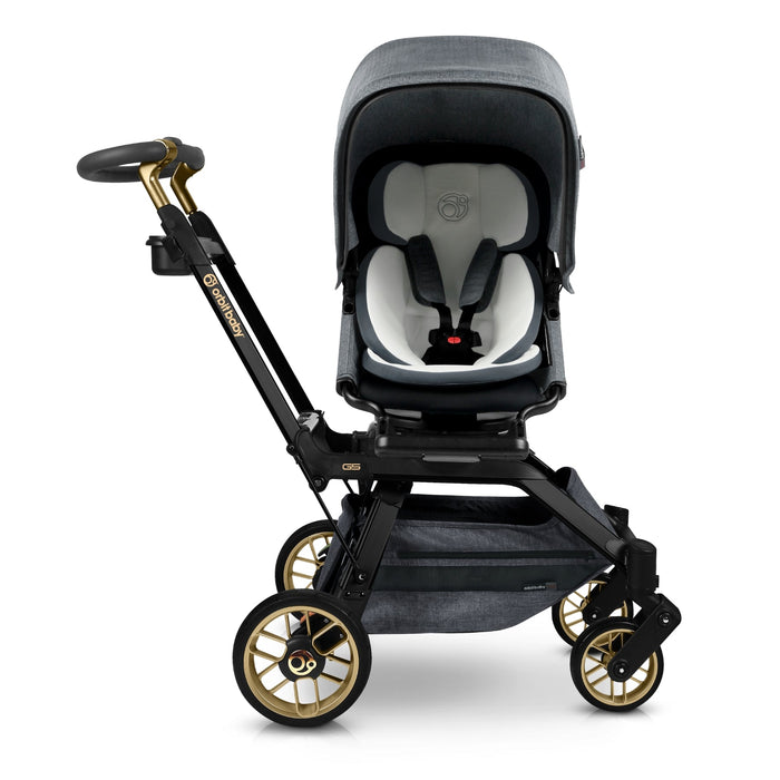 G5 Stroller Mélange Grey Black Luxe Baby Strollers Orbit Baby