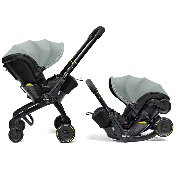 DOONA X INFANT CAR SEAT + LATCH BASE . DUSTY SAGE CAR SEAT DOONA