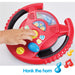 KIDOOZIE REV `N LEARN ACTIVITY WHEEL - GEAR UP FOR SENSORY & LEARNING FUN - PERFECT FOR YOUR LITTLE DRIVER AGES 2+ TOY KIDOOZIE
