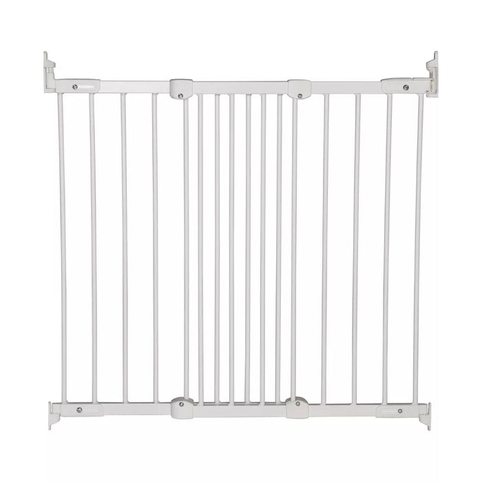 BABYDAN FLEXI FIT SAFETY GATE - WHITE METAL