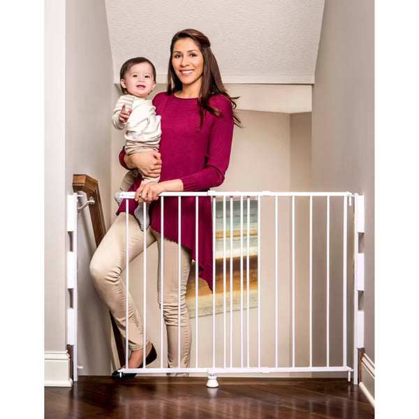 REGALO TOP OF STAIRS METAL BABY GATE FIT 28"-42" GATE REGALO
