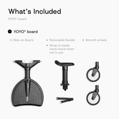 STOKKE™ YOYO STROLLER BOARD - BLACK ACCESORIES STOKKE