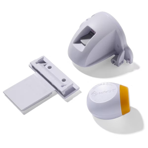 SAFETY 1ST SECURE-TO-EXPLORE ADHESIVE MAGNETIC LOCKS - WHITE - 4CT SAFETY SAFETY 1ST