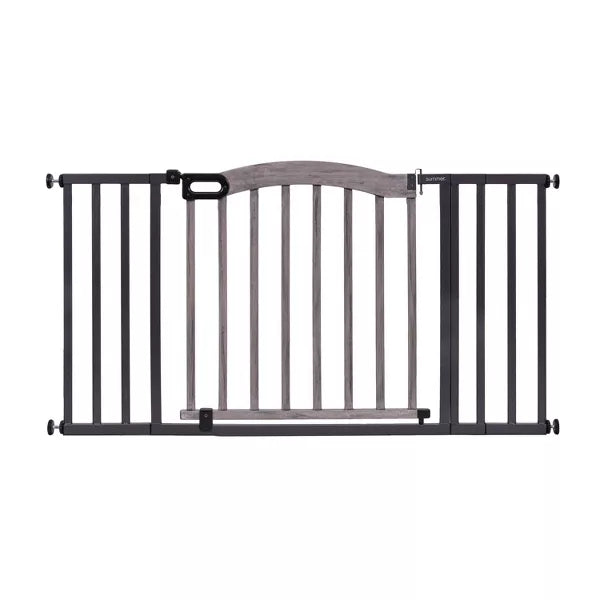 SUMMER INFANT DECORATIVE WOOD & METAL SAFETY BABY GATE