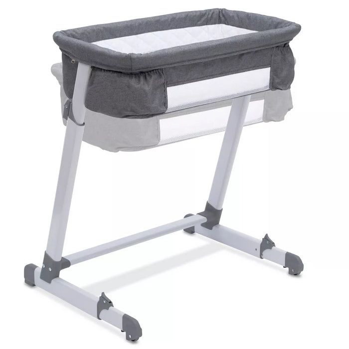 DELTA DLX BEDSIDE BASSINET GREY