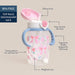 ITZY RITZY 13OZ POLYPROPYLENE SILICONE ITZY SIPS TODDLER WATER BOTTLE WITH WEIGHTED STRAW AND LEAK-RESISTANT LID BPA-FREE