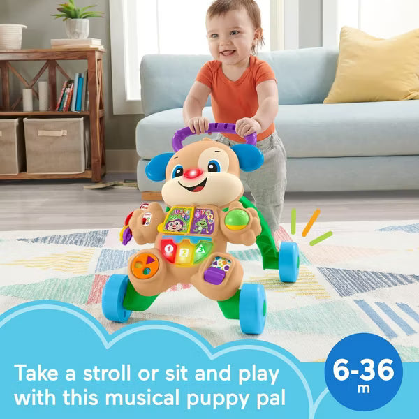 FISHER-PRICE LAUGH & LEARN SMART STAGES LEARN WITH PUPPY WALKER BABY & TODDLER TOY,