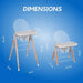 CHILDREN OF DESIGN ADJUSTABLE & RECLINING 6-IN-1 DELUXE WOODEN HIGH CHAIR FOR BABIES & TODDLERS