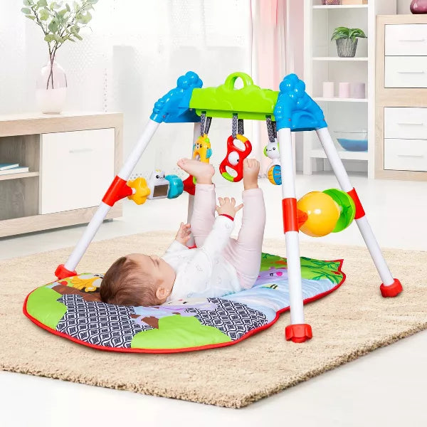 baby trend smart steps SMART STEPS BY BABY TREND JAMMIN` GYM WITH PLAYMAT STEM LEARNING TOY — Little Luxury