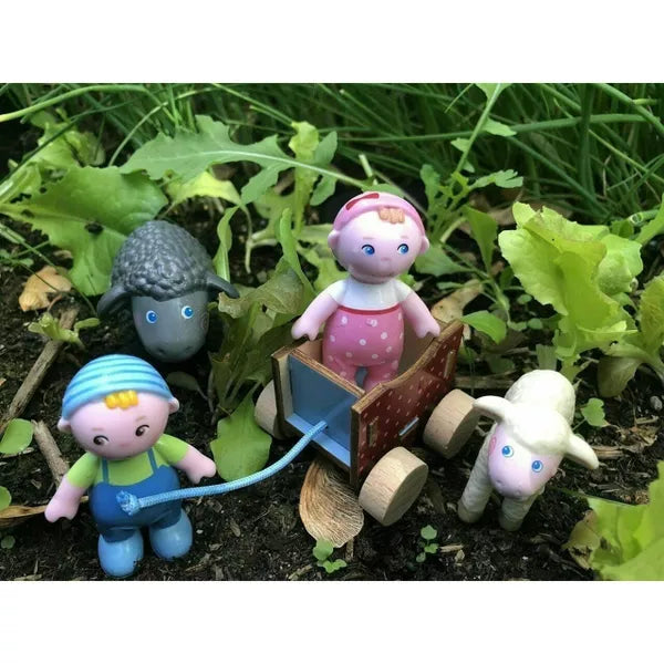 HABA - LITTLE FRIENDS BABIES MARIE AND MAX RATTLES HABA