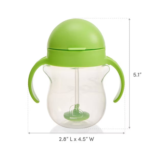 MUNCHKIN CLICK LOCK WEIGHTED STRAW FLEXI CUP, 7 OZ. COLORS MAY VARY SIPPY CUP MUNCHKIN
