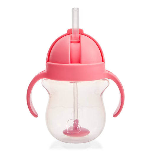 MUNCHKIN CLICK LOCK WEIGHTED STRAW FLEXI CUP, 7 OZ. COLORS MAY VARY