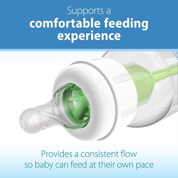 DR. BROWN`S NARROW BABY BOTTLE SILICONE NIPPLE - 2PK BPA-FREE, VENT-FREE BOTTLE ACCESORIES DR BROWNS