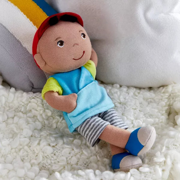 HABA - SNUG UP DOLL GABRIEL RATTLES HABA