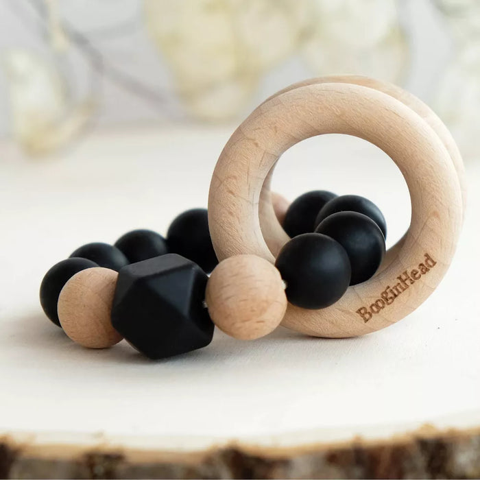 BABY TEETHING RINGS BLACK