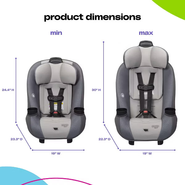 Cosco Kids Entrada Convertible Car Seat Shady Day