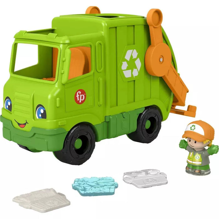 FISHER-PRICE LITTLE PEOPLE RECYCLING TRUCK TOYS FISHER PRICE