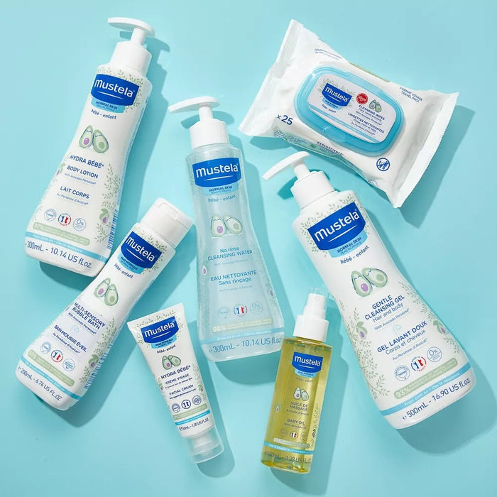 MUSTELA GENTLE CLEANSING GEL BABY BODY WASH AND BABY SHAMPOO