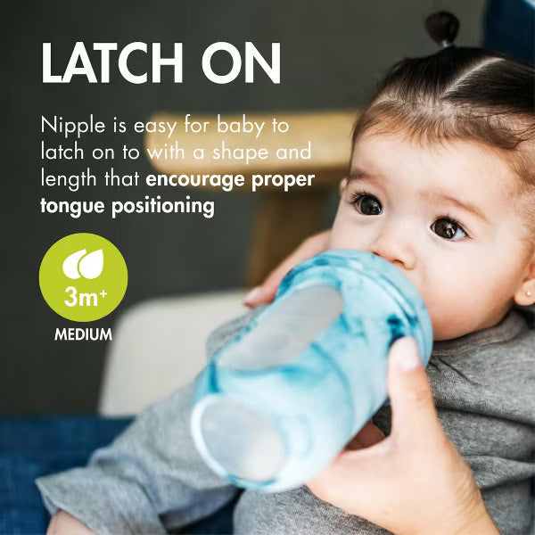 BOON NURSH SILICONE BABY BOTTLES WITH COLLAPSIBLE SILICONE POUCH - 8 FL OZ/3PK MEDIUM FLOW NIPPLE, BPA-FREE
