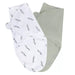 2PK SWADDLES EUCALYPTUS SOLID SAGE