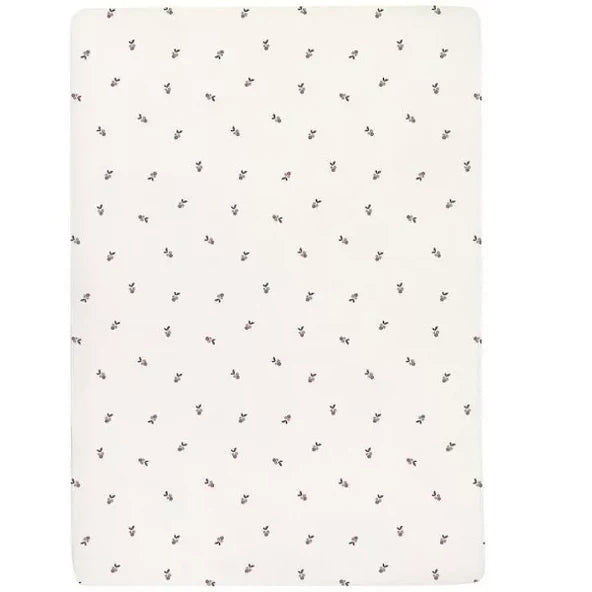 ELY`S & CO. BABY WATERPROOF FITTED PACK N PLAY - MINI CRIB SHEET 100% COMBED JERSEY COTTON BLUE STRIPES & SPLASH 2PK
