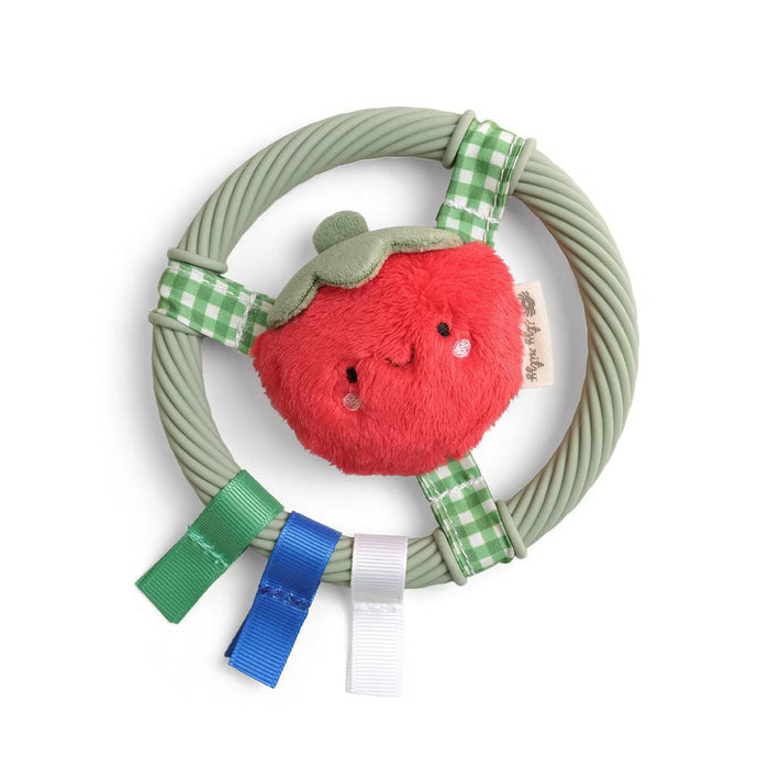ITZY RITZY RING PAL BABY TEETHER . TOMATO TEETHERS ITZY RITZY