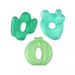 ITZY RITZY CUTIE COOLERS 3PK TEETHER SET . CACTUS TEETHERS ITZY RITZY