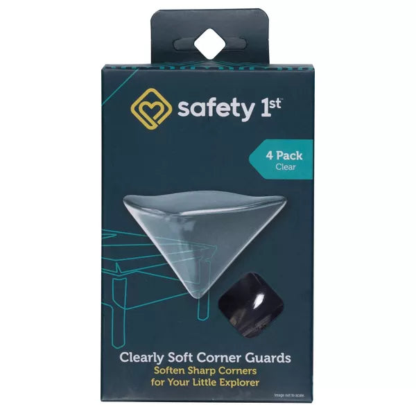 SAFETY 1ST CLEARLY SOFT CORNER GUARDS - 4PK