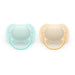 PHILIPS AVENT ULTRA SOFT PACIFIERS 0-6M - 2PK . SAND SOFT BLUE PACIFIER AVENT