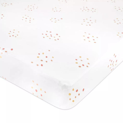 PINK DOTTIE CRIB SHEET