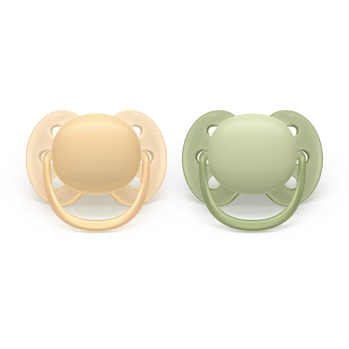 PHILIPS AVENT ULTRA SOFT PACIFIERS 6-18M - 2PK PACI AVENT