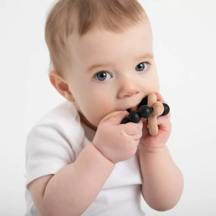 BABY TEETHING RINGS BLACK