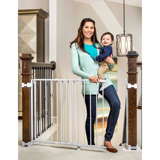 REGALO TOP OF STAIRS METAL BABY GATE FIT 28"-42" GATE REGALO