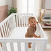 COMFY CUBS BABY CRIB FOR 0 TO 3 YEARS - ADJUSTABLE MATTRESS HEIGHT - 80 LBS CAPACITY NURSERY BED CRIB COMFY CUBS
