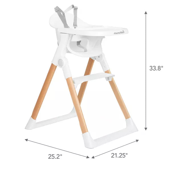 MUNCHKIN FLOAT EASY CLEAN FOLDABLE HIGH CHAIR