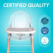 CHILDREN OF DESIGN ADJUSTABLE & RECLINING 6-IN-1 DELUXE WOODEN HIGH CHAIR FOR BABIES & TODDLERS