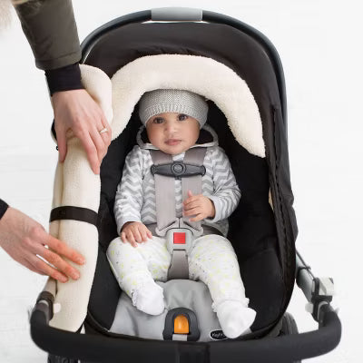 SKIP HOP STROLL & GO CAR SEAT COVER - BLACK
