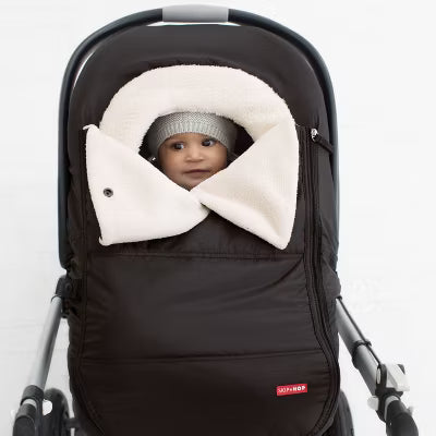 SKIP HOP STROLL & GO CAR SEAT COVER - BLACK
