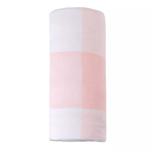 CRIB SHEET GINGHAM PINK