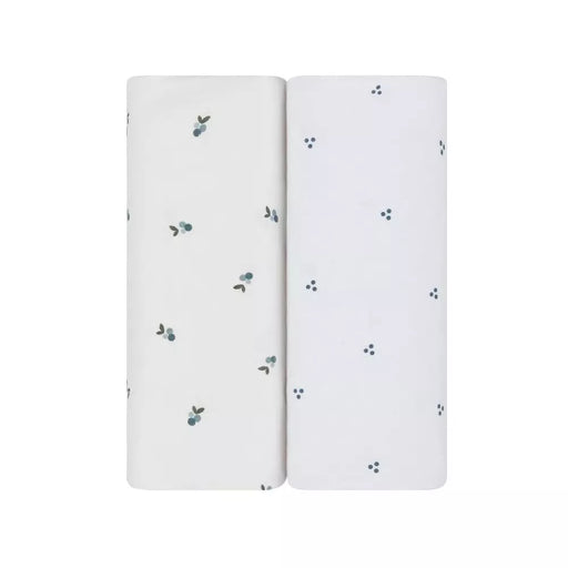 Ely's & Co. Patent Pending Waterproof Sheet Set - Berry and Cluster Dot 2 Pack, playard