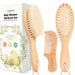 KEABABIES BABY HAIR BRUSH AND COMB SET, TODDLER GROOMING KIT