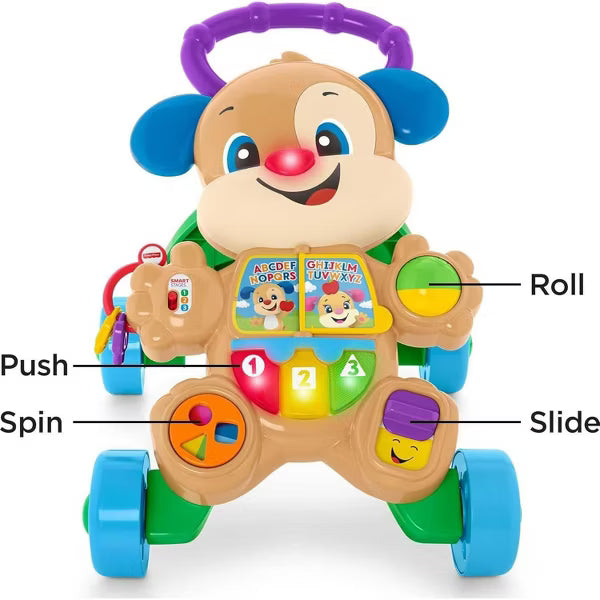 FISHER-PRICE LAUGH & LEARN SMART STAGES LEARN WITH PUPPY WALKER BABY & TODDLER TOY,